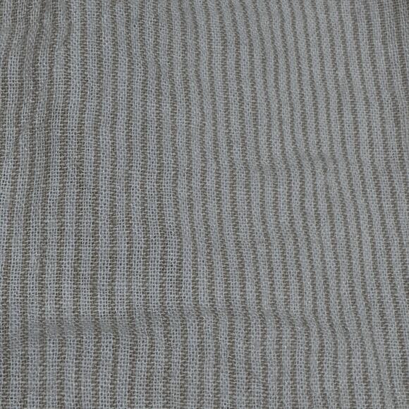 Anne Klein Pants L Beige White Linen Blend Pull On Elastic Waist NO DRAWSTRING - Picture 8 of 8